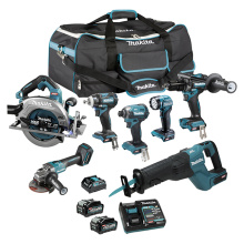 Makita DK0216G701 - 40Vmax XGT Brushless 7 Tool Combo Kit, 4.0Ah x2