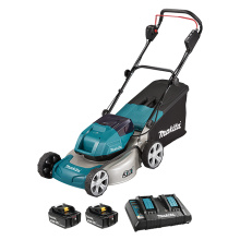 Makita DLM463PT2 - 36V(18Vx2) LXT Brushless 18" Lawn Mower, 5.0Ah x2Kit