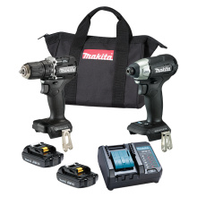 Makita DLX2423Y01 - 18V LXT Brushless Sub-Compact 2 Tool Combo Kit, Compact x2