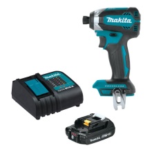 Makita DTD153SAX2 - 18V LXT Brushless 1/4" Impact Driver, 2.0Ah x1Kit