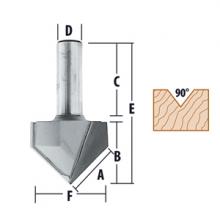 Makita 733009-4A - V-Grooving Router Bits
