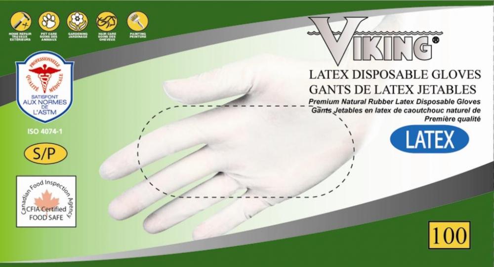 Viking Latex Disposable (L) 100pk