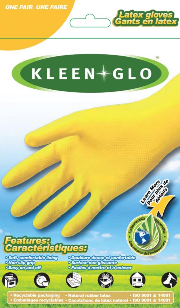 Kleen Glo Rubber Glove (M)