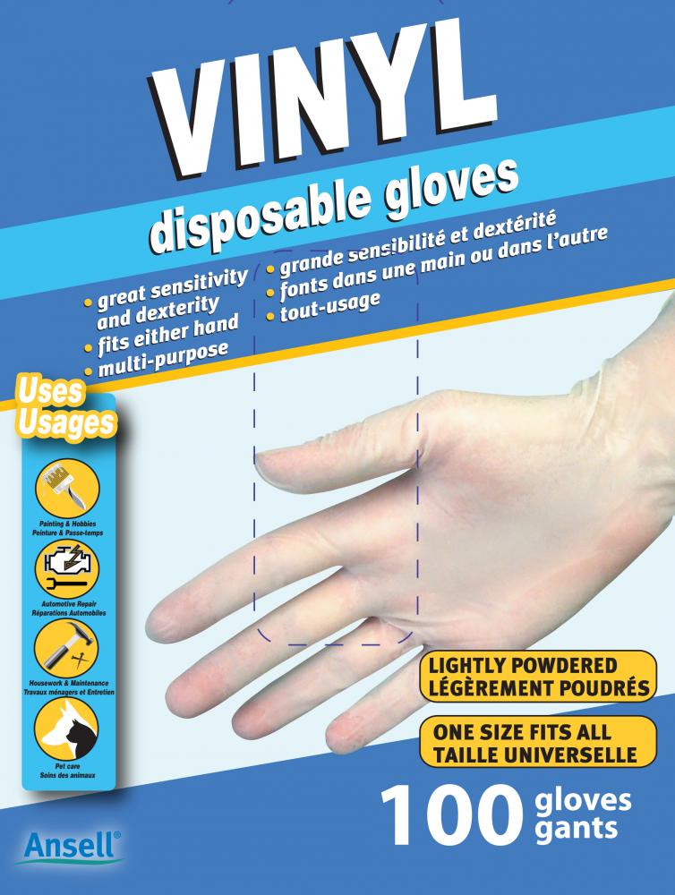 Viking 100pk Powder Vinyl FA (One Size) 100pk