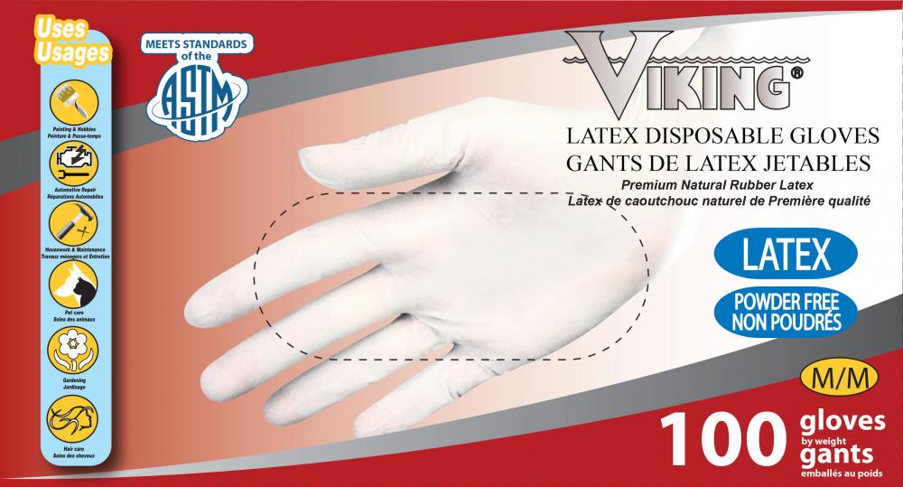 Viking PF latex disposables (L) 100pk