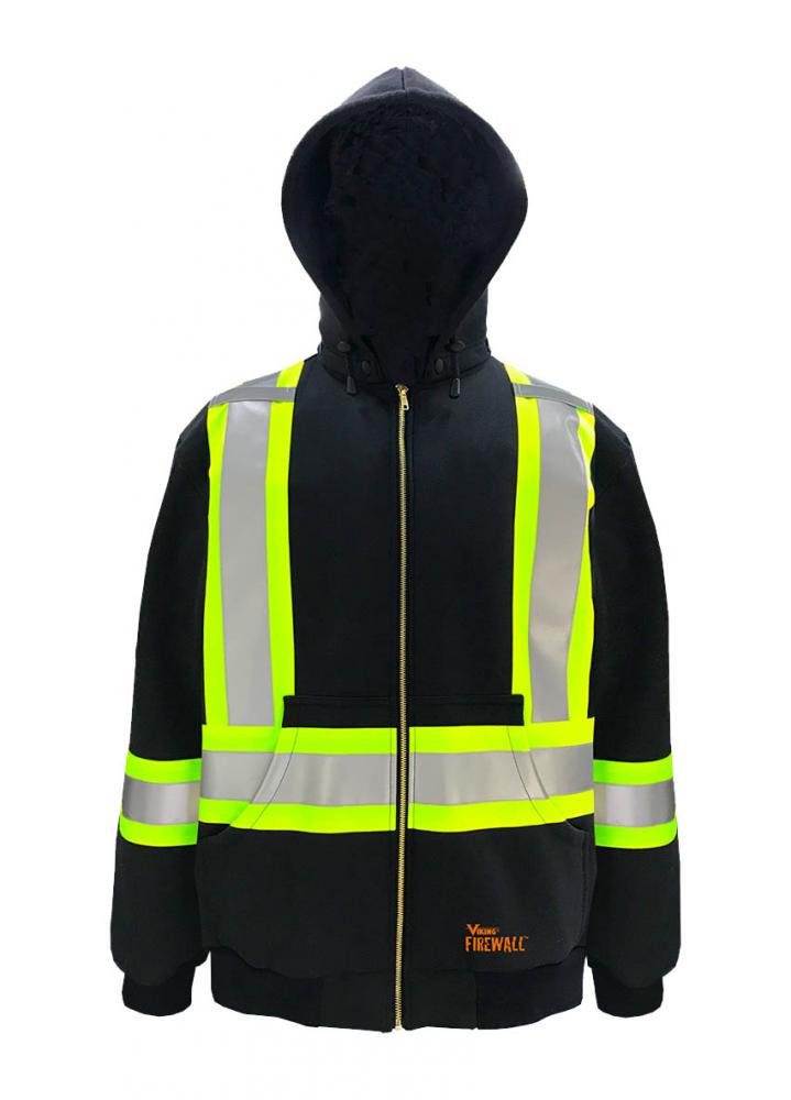 Viking Firewall FR Cotton Hoodie - 12oz, 4" FR Vi-brance Tape
