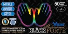 Alliance Mercantile 34606M - Viking Professional BlackForte Nitrile 50pk (M)