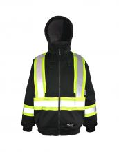 Alliance Mercantile 6421BK-4XL - Viking Cotton Lined Safety Hoodies- Cotton Polyester Jersey Knitted Fleece
