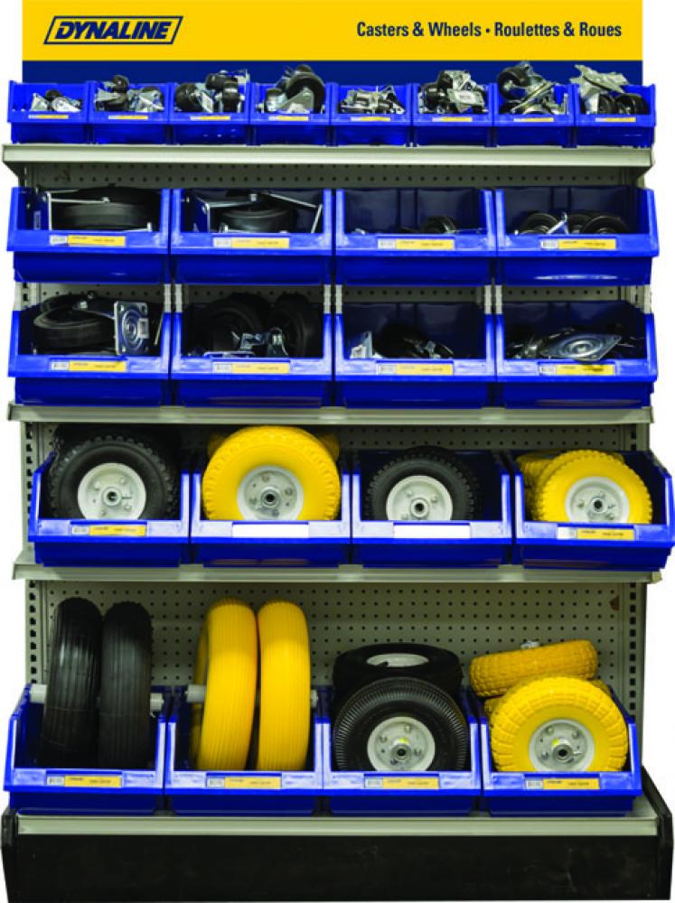 Casters & Wheels Merchandiser 48" x 72"