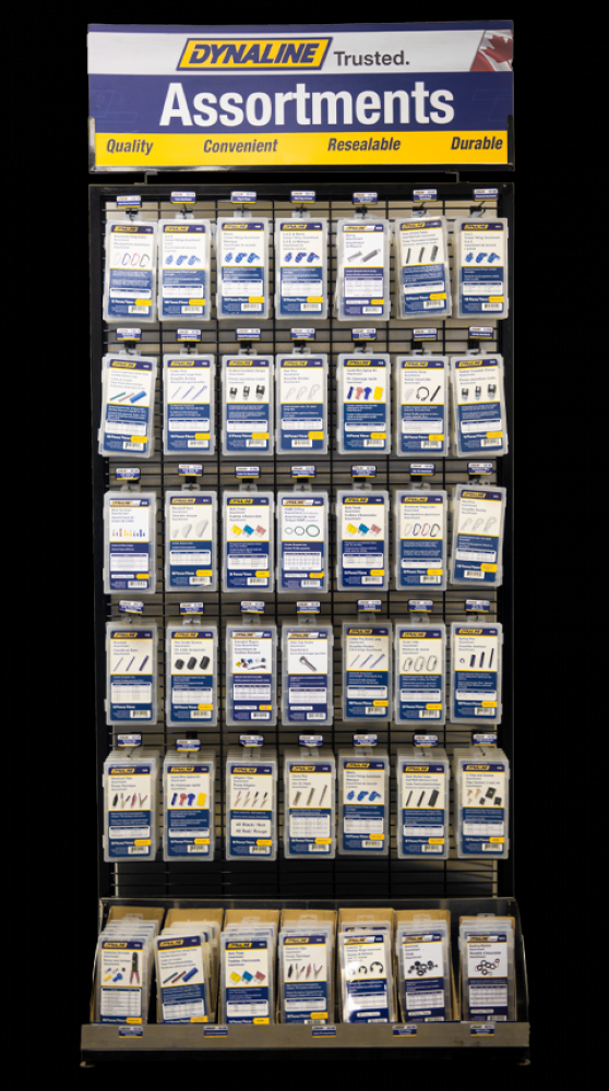 Assortments End Cap Display 36" x 72" + Header Sign (15") - 3 pieces