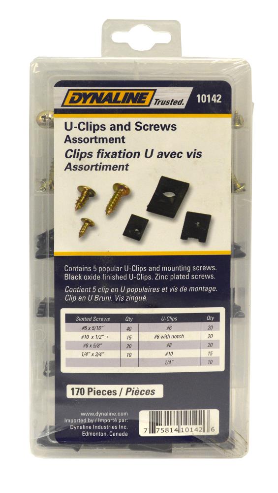 U-Clip and Screw Assortment