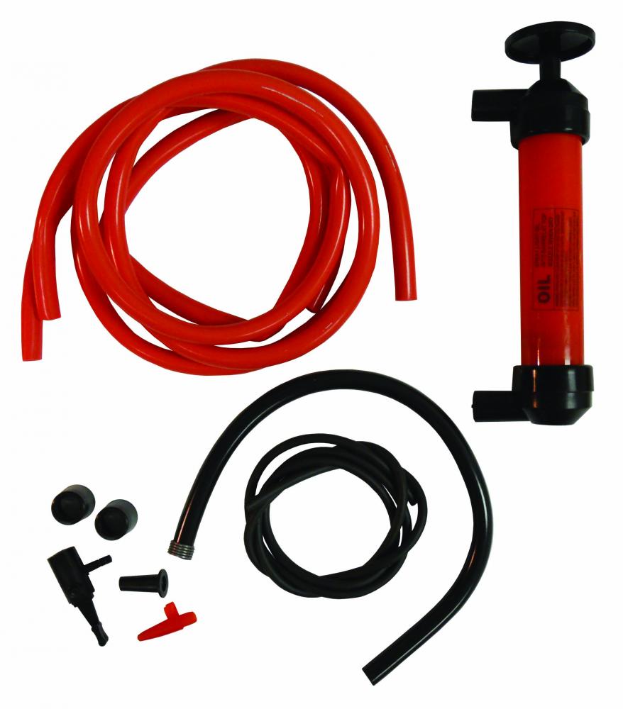 Multi-use Siphon Pump 2 - 4' 1/4" Hoses. I.D. 3/8"