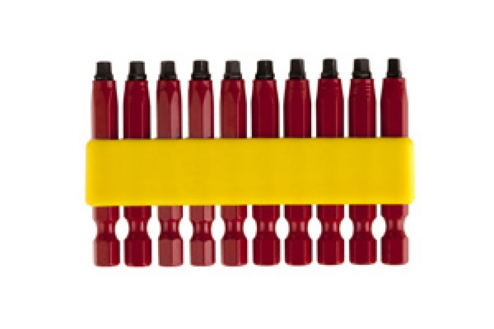 10 Pack Robertson Driver Bits Sq #2 x 2"