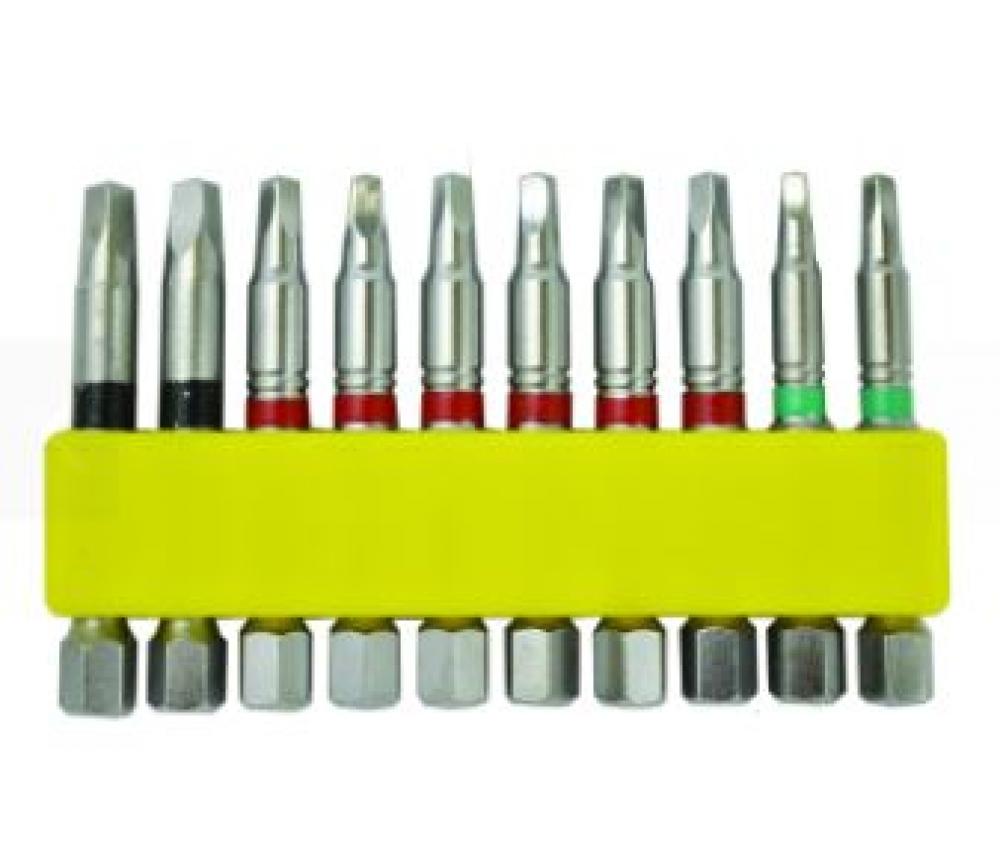 10 Pack Assorted Robertson Impact Bits