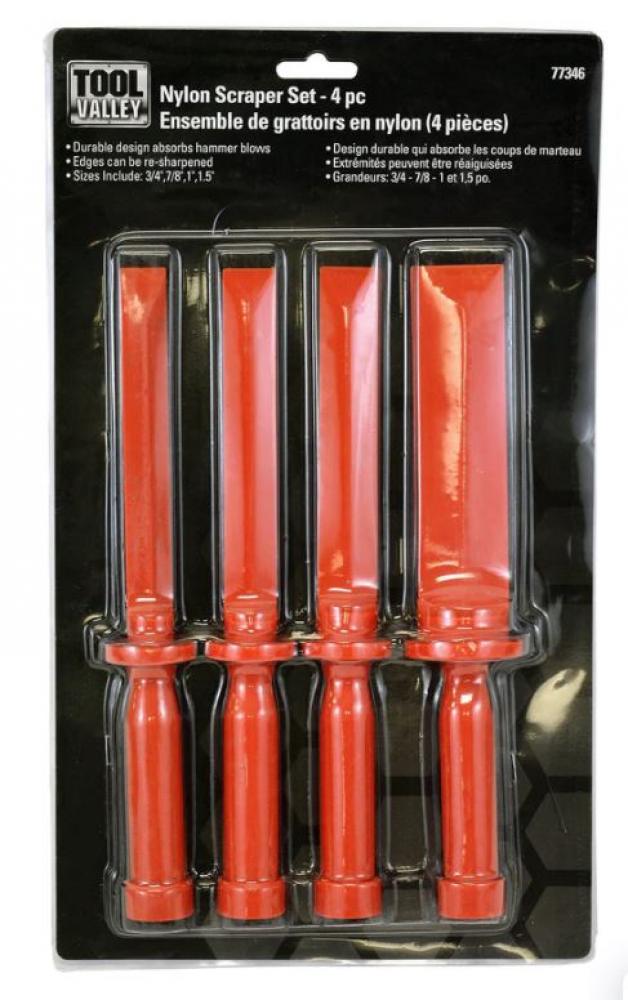 Nylon Scraper Set - 4 pc
