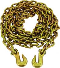 Dynaline 66056 - 1/2"x20' Gr70 Transport Chain WLL 11300Lbs w/Clevis Grab Hks