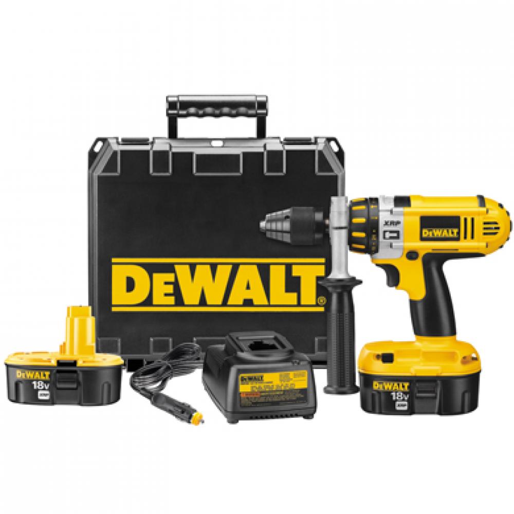 18V Cordless XRP(TM) Hammerdrill/Drill/Driver Kit with Vehicle Charger