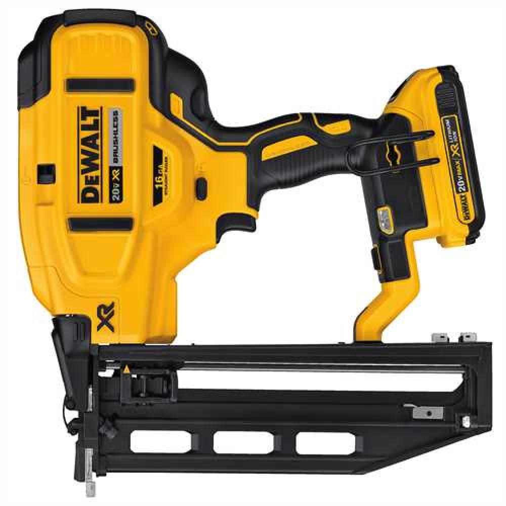 20V MAX* XR 16 GA Cordless Straight Finish Nailer Kit