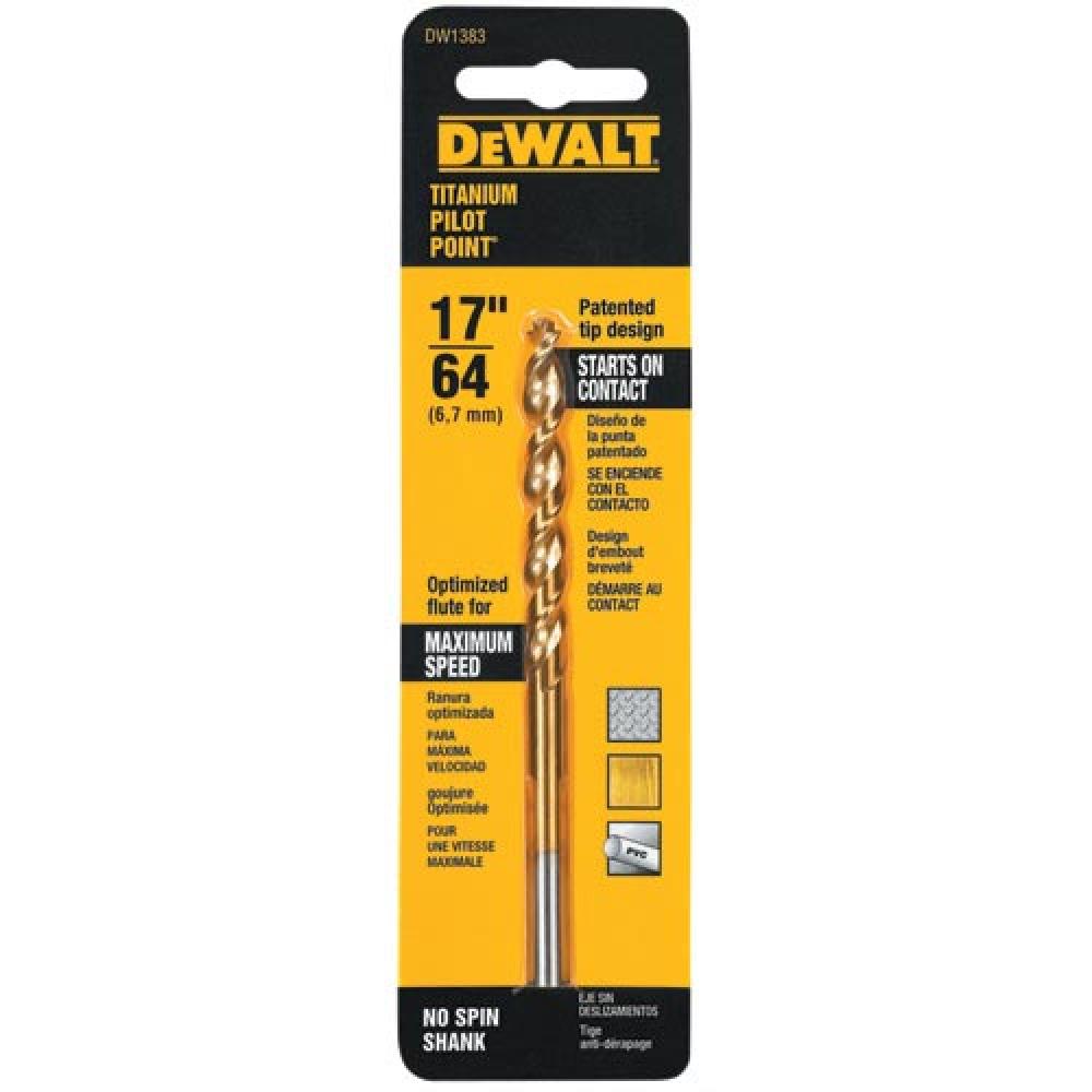17/64" Titanium Pilot Point Bit