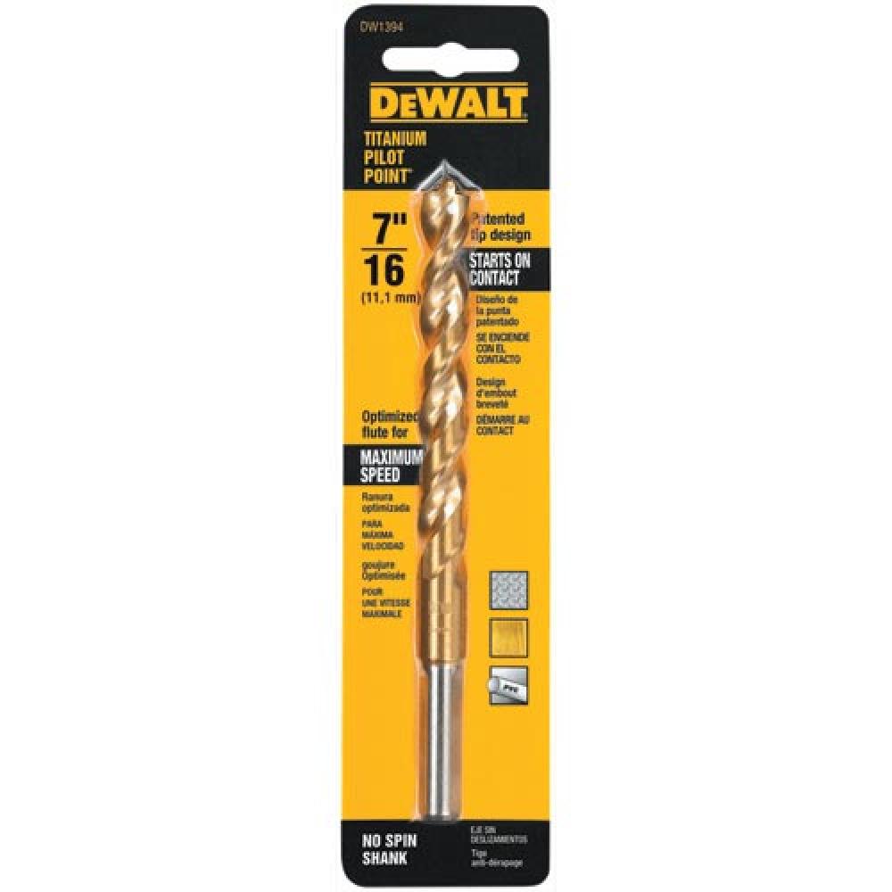 7/16" Titanium Pilot Point Bit