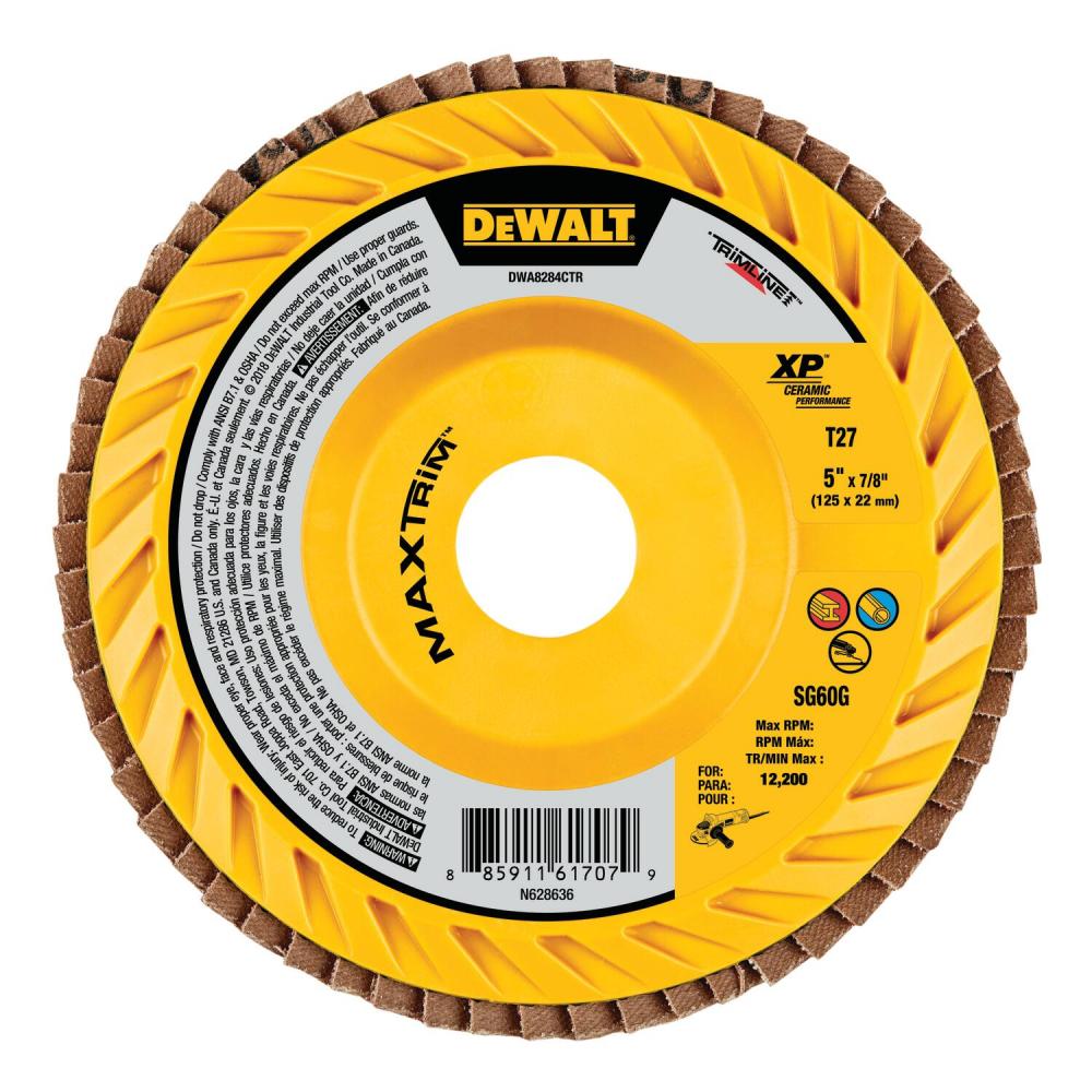 5" X 7/8" SR60 T27 TRIM FLAP DISC