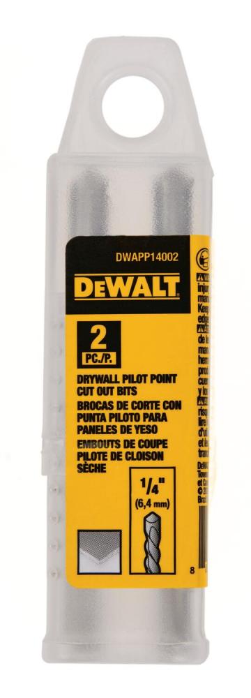 1/4" DWALL PILOTPOINT CUTOUT BIT2