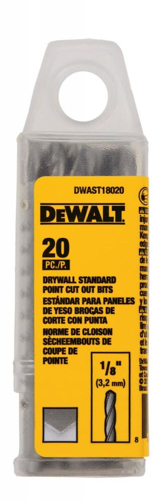 1/8" DWALL PILOTPOINT CUTOUT BIT20