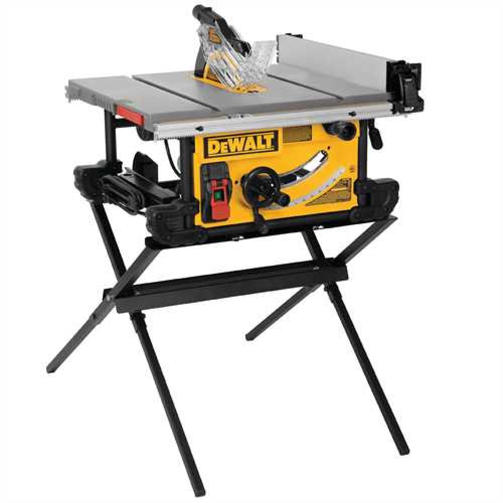 10 in. Table Saw with Scissor Stand