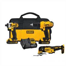 DeWalt DCK344C2 - 20V MAX* Cordless 3-Tool Combo Kit