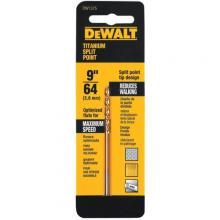 DeWalt DW1375 - 9/64" Titanium Split Point Bit