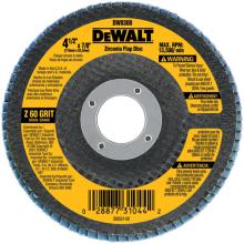 DeWalt DW8308L - 4-1/2" X 7/8" Z60 T29 FLAP DISC