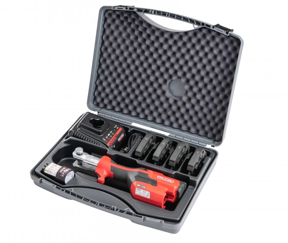 RP 115 Battery Kit with ProPress & PureFlow Jaws (1/2” – 3/4”)