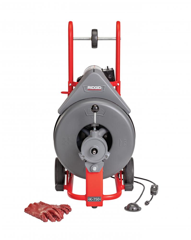 Machine with One Pair of Gloves, AUTOFEED, Standard 3/4" (20 mm) Tool Set, and: C-75, 75' (2