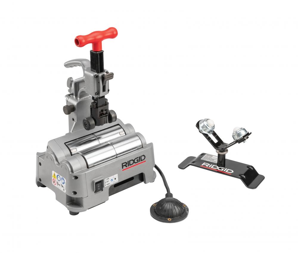 Power Tubing Cutting Machine For Copper and Plastic with PC-116 TS Tube Stand