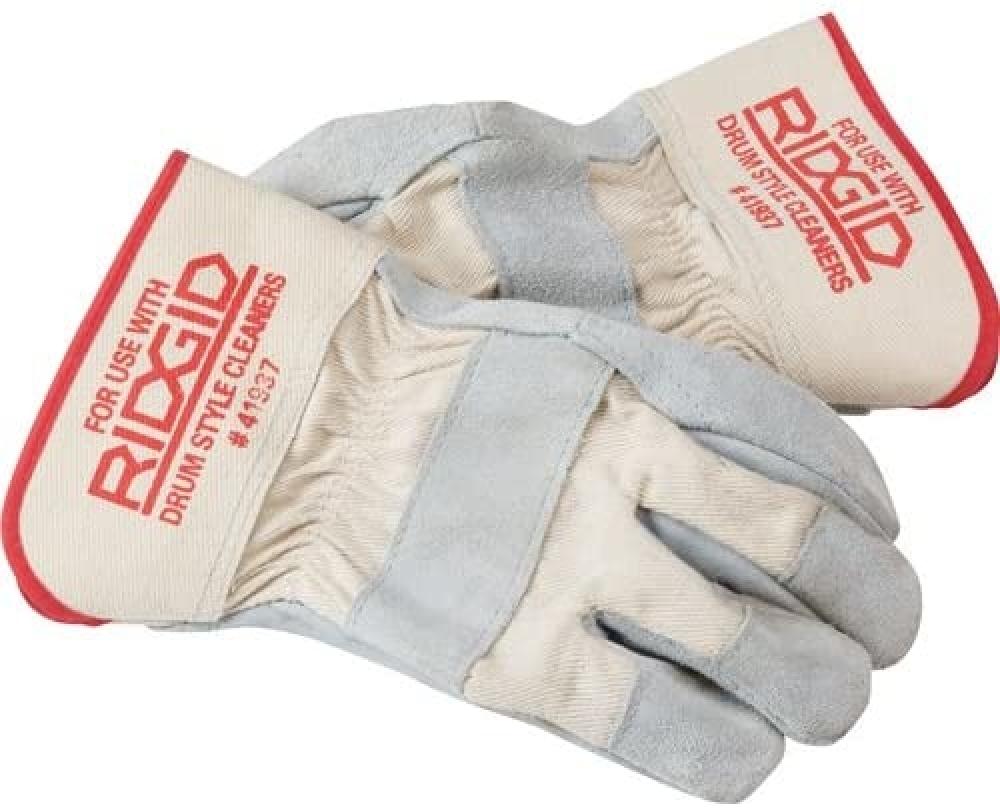 Leather Drain Cleaning Gloves