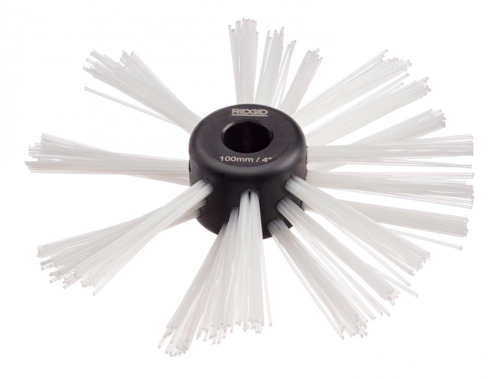 4" (100mm) nylon brush for 3/8" (10mm) cable