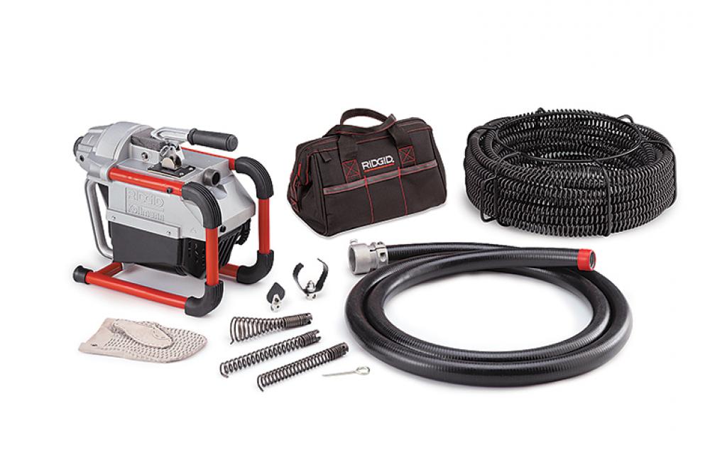 K-60SP Machine with A-1 Operator’s Mitt, A-12 Pin Key, and Rear Guide Hose, plus: A-61 Tool Kit and 