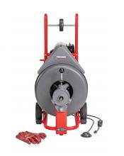 RIDGID Tool Company 46872 - Machine with One Pair of Gloves, AUTOFEED, Standard 3/4" (20 mm) Tool Set, and: C-75, 75' (2