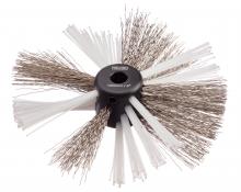 RIDGID Tool Company 68983 - 4" (105mm) nylon/steel brush for 5/16" (8mm) cable with nylon and steel strings