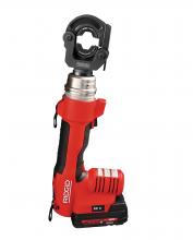 RIDGID Tool Company 56498 - RE 6 Electrical Tool Kit with SC-60 Scissor Cutter Head with Cu/AL Blades and  LR-60B Die Crimp Head