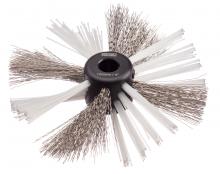 RIDGID Tool Company 68993 - 4" (105mm) nylon/steel brush for 3/8" (10mm) cable with nylon and steel strings