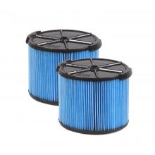 RIDGID Tool Company VF3500MP - FILTER ASM (2) 4.75 FINE PARTICLE BLUE