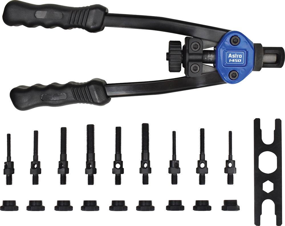 13" PLUSNUT & EXTRA-LONG RIVET NUT SETTER KIT, SAE/METRIC