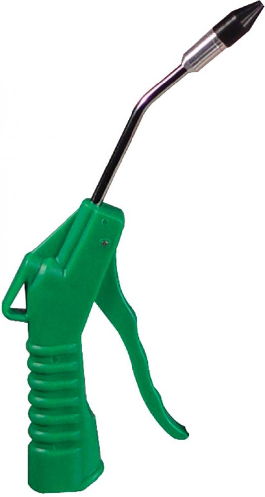 DELUXE 4" AIR BLOW GUN - GREEN WITH 1/2" REMOVABLE RUBBER TIP