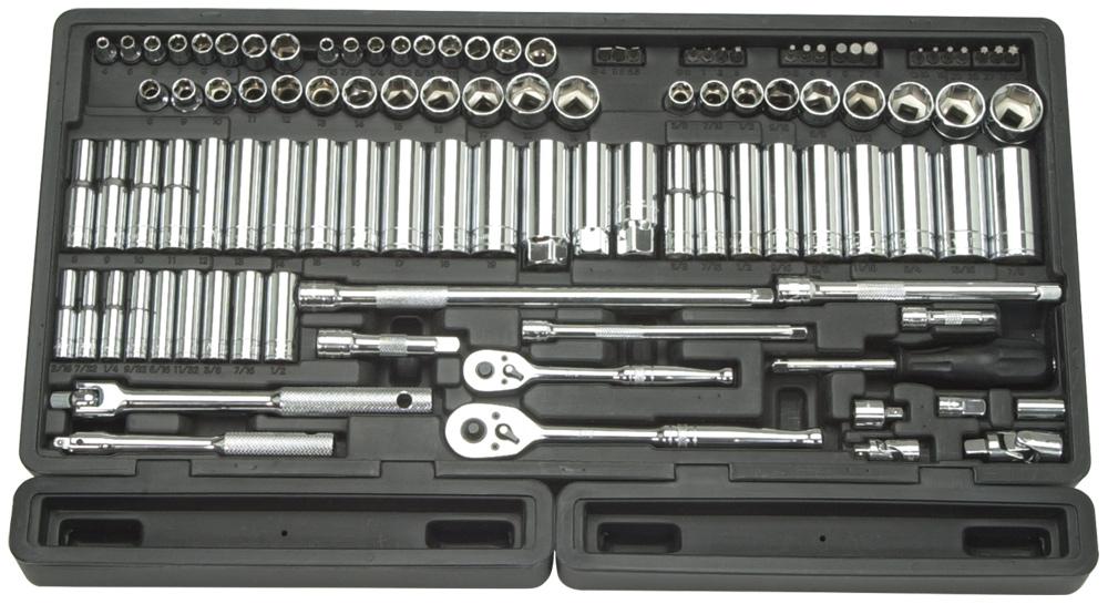 106PC 1/4" & 3/8" SAE SOCKET