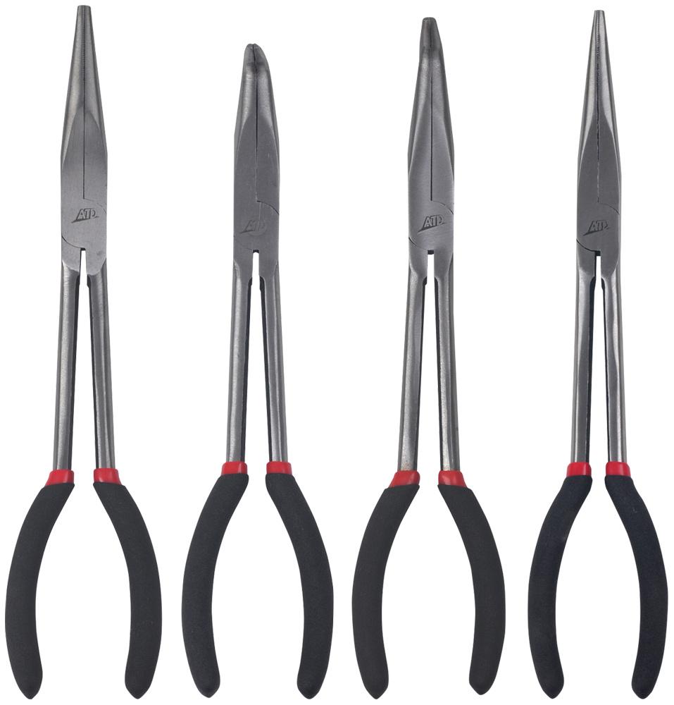 4PC XL 11" NDL NOSE PLIER SET