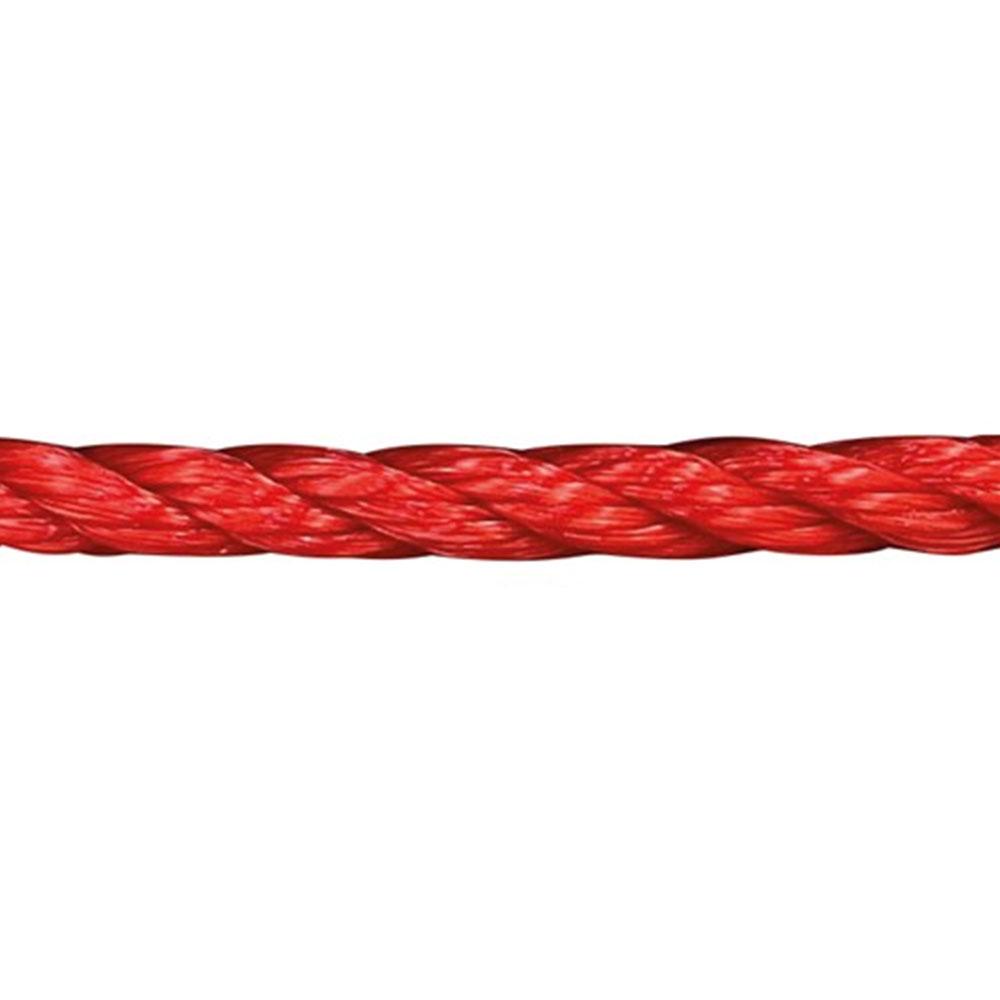 TWISTED POLYPRO ROPE RED 1/2X335'
