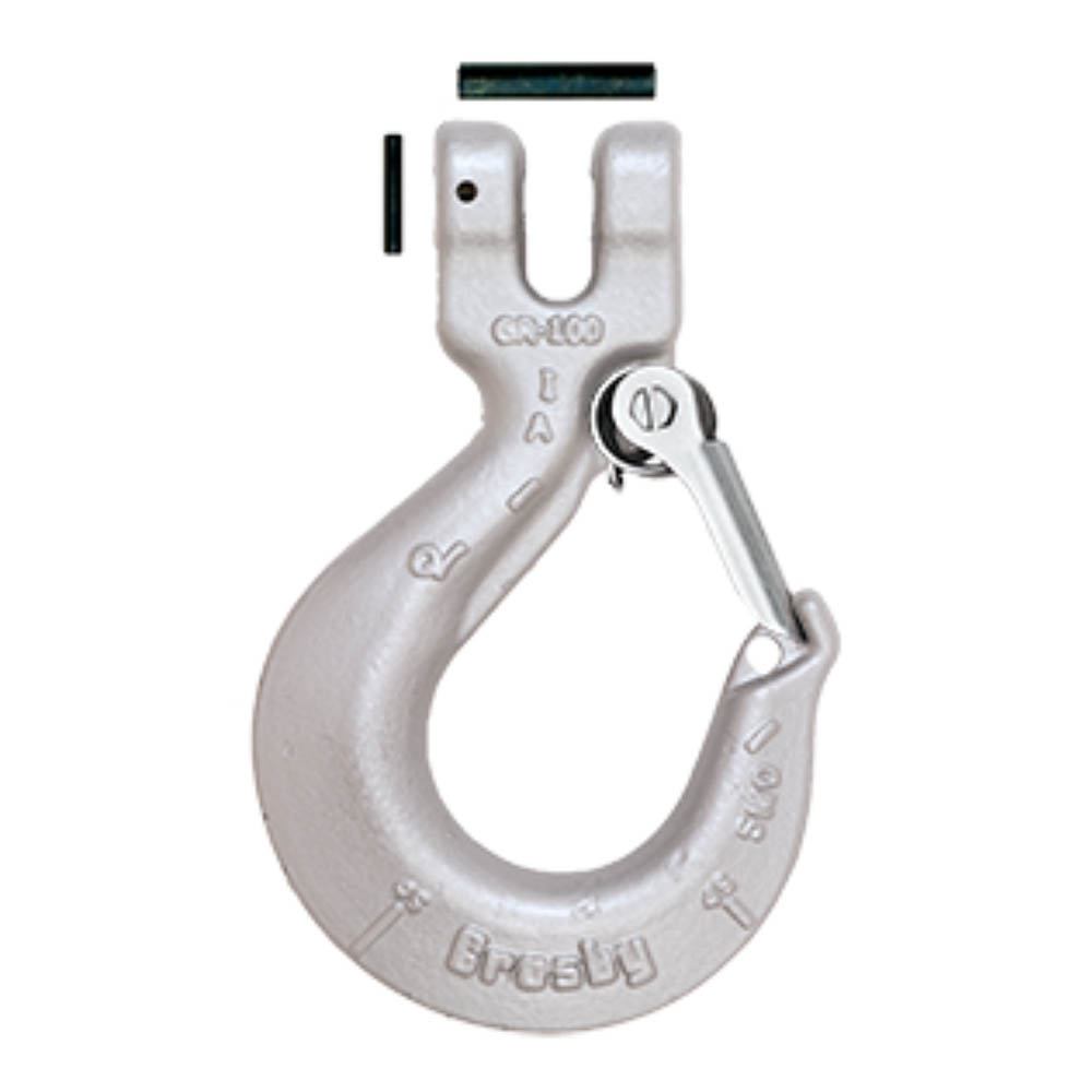 L-1339 CROSBY CLEVIS SLING HOOK W/LATCH G100 3/8"