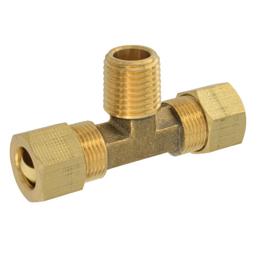 3/8"x1/4" Compression Tee Brass