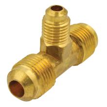 Paulin DF44-10-10-8 - 5/8"x5/8"x1/2" Flare Reducing Tee Forged Brass